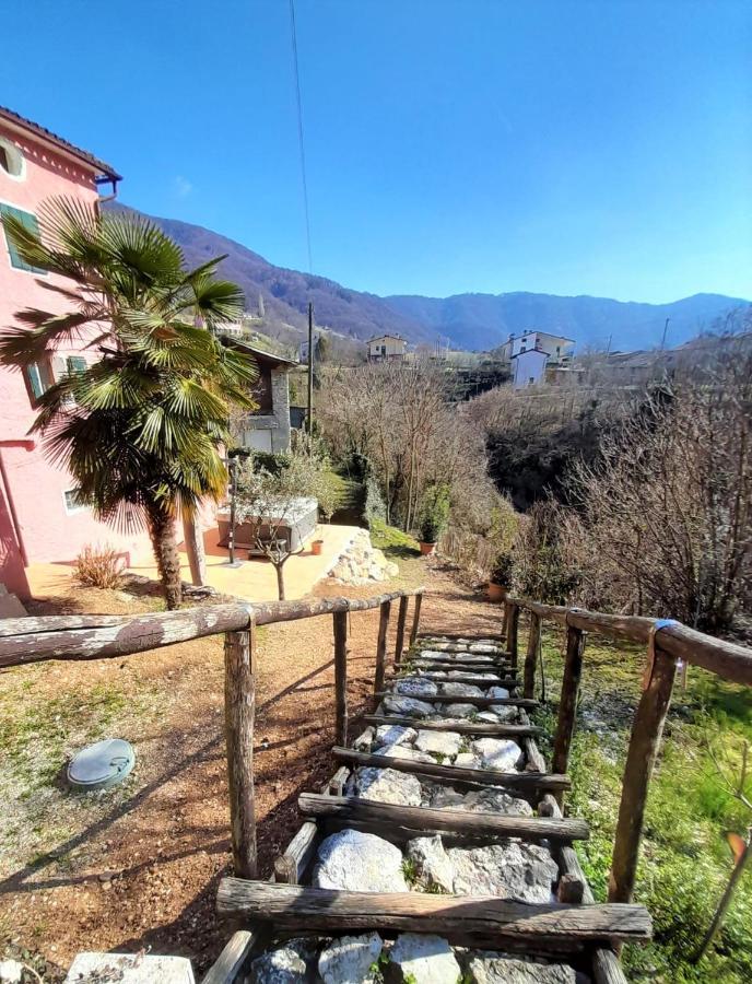 La Casa Rosa Di Segusino With Spa Jacuzzi In Garden Sequsino 외부 사진